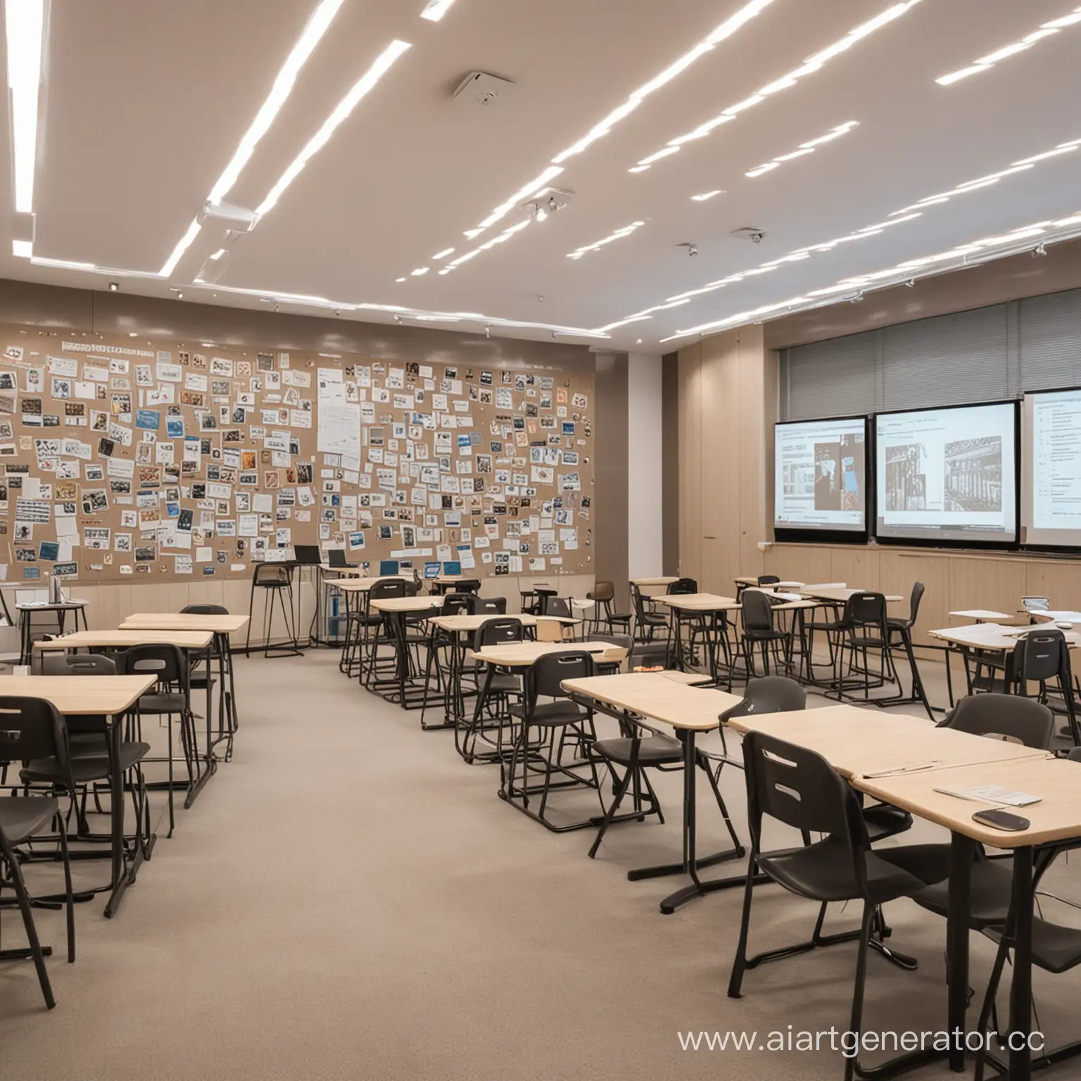 the Russian language classroom of the school of the future