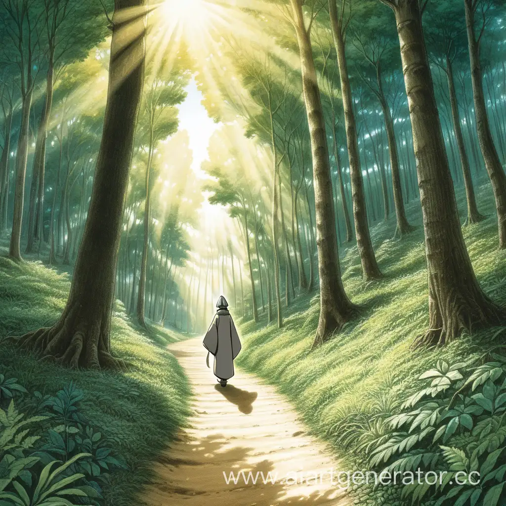 Serene-Stroll-in-Enchanted-Forest