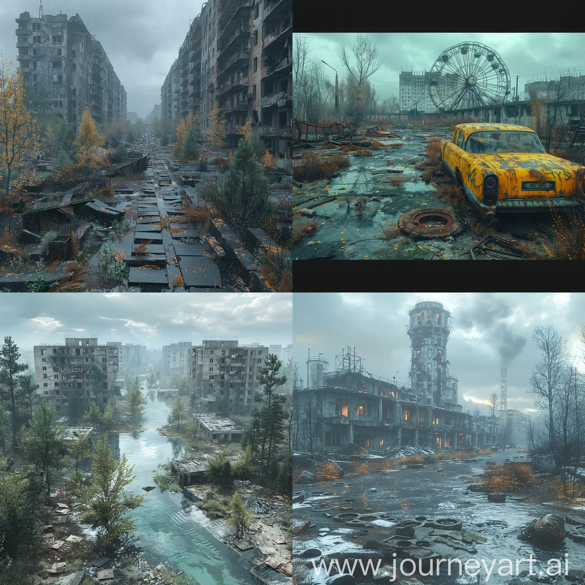 Futuristic-Pripyat-Cityscape-at-Dusk