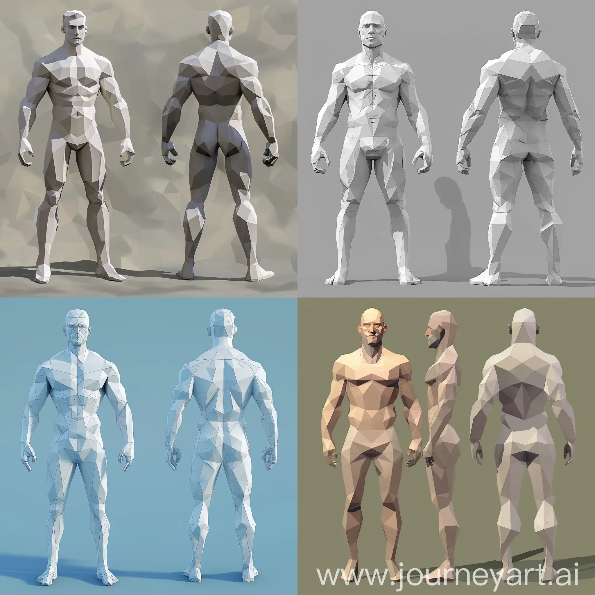 Low-Poly-Character-Blender-Reference-Front-and-Side-Full-Body