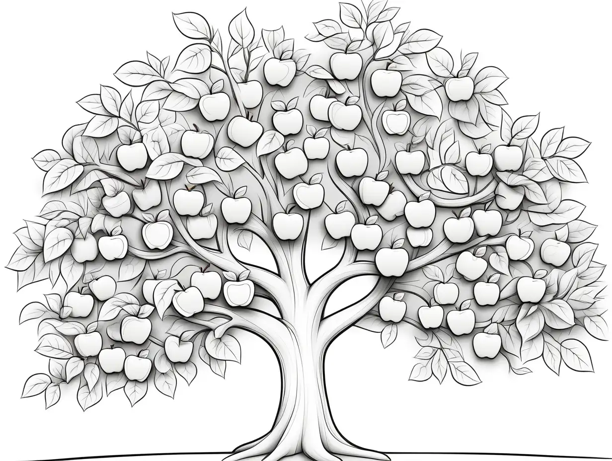 Simple-Apple-Tree-Coloring-Page-for-Kids