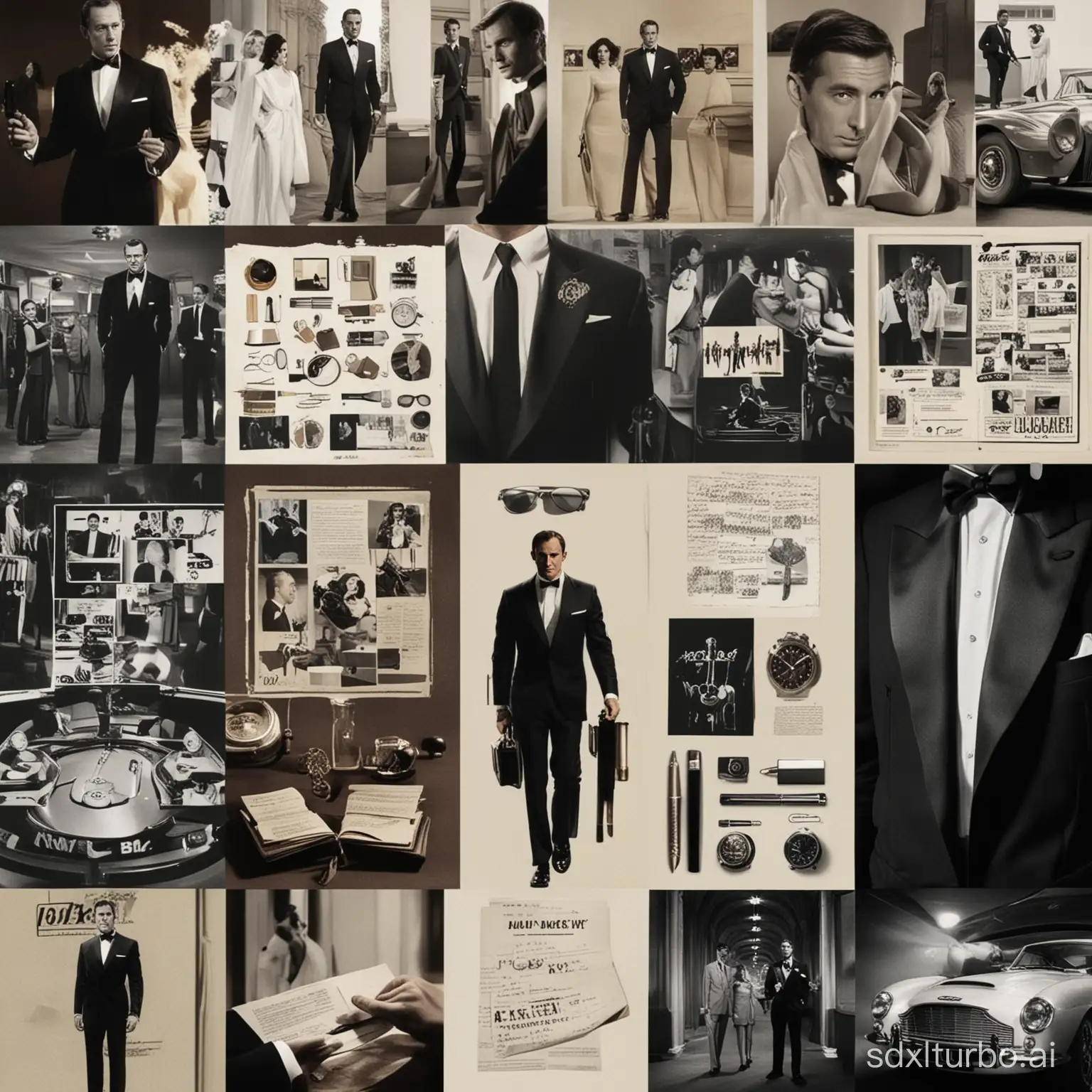 moodboard james bond