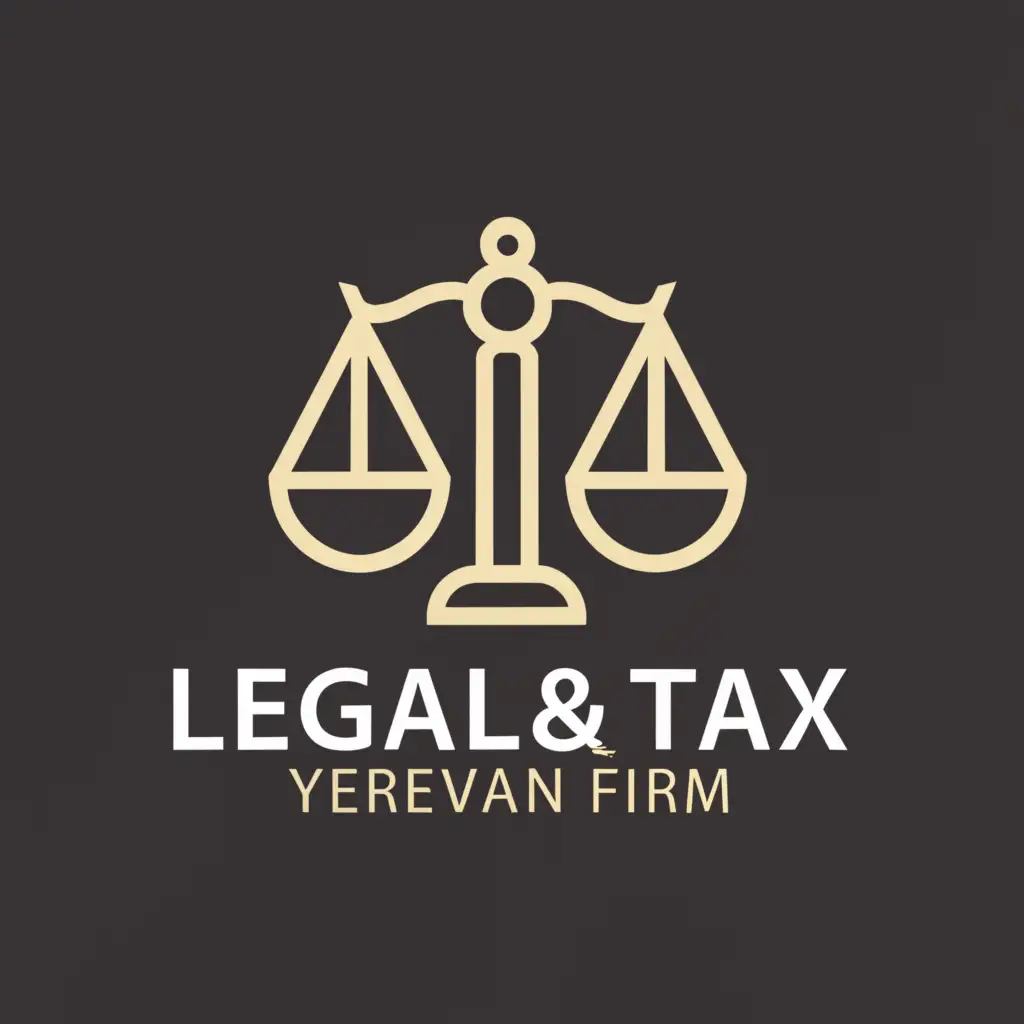 a logo design,with the text "Legal & Tax legal firm in Yerevan", main symbol:Text,Moderate,be used in Legal industry,clear background