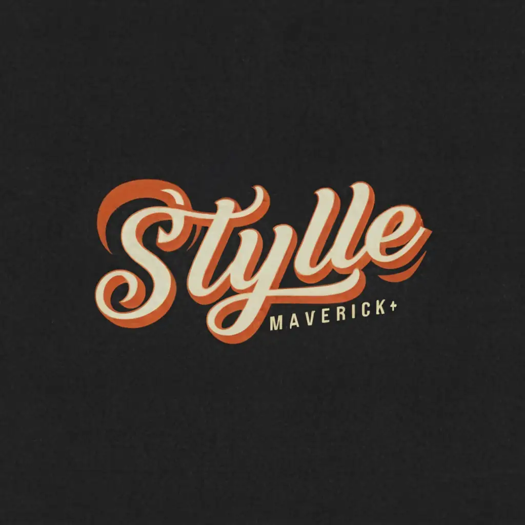 a logo design,with the text "MAVERICKSTYLE", main symbol:STYLE,Moderate,clear background