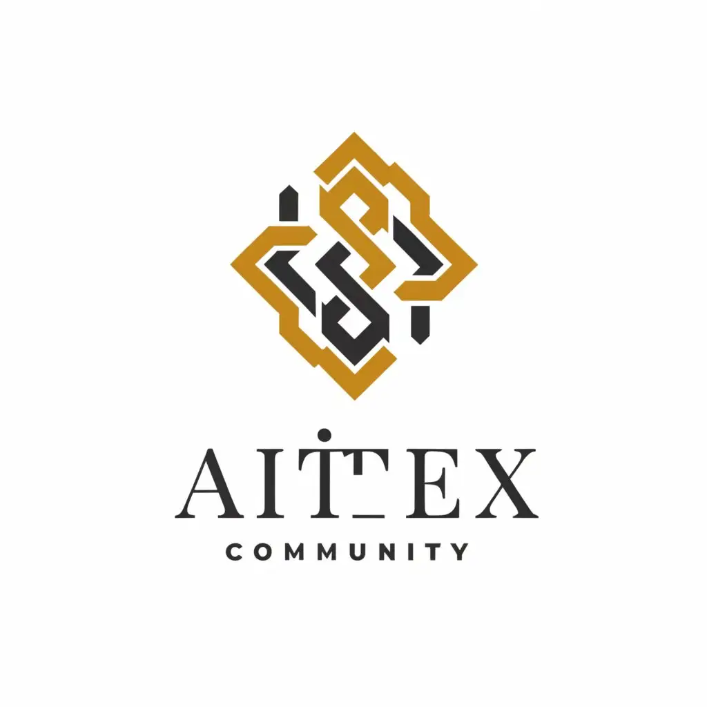 a logo design,with the text "AITEX Community", main symbol:islamic tourism,complex,clear background