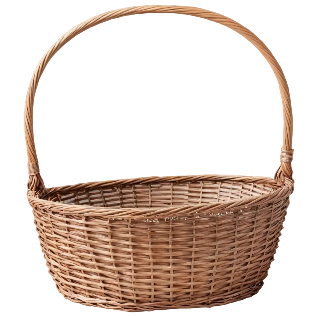 Download-HighQuality-Empty-Wicker-Basket-PNG-Image