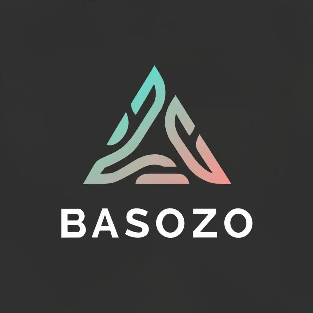 a logo design,with the text "BasOzo", main symbol:Trangle,Moderate,clear background