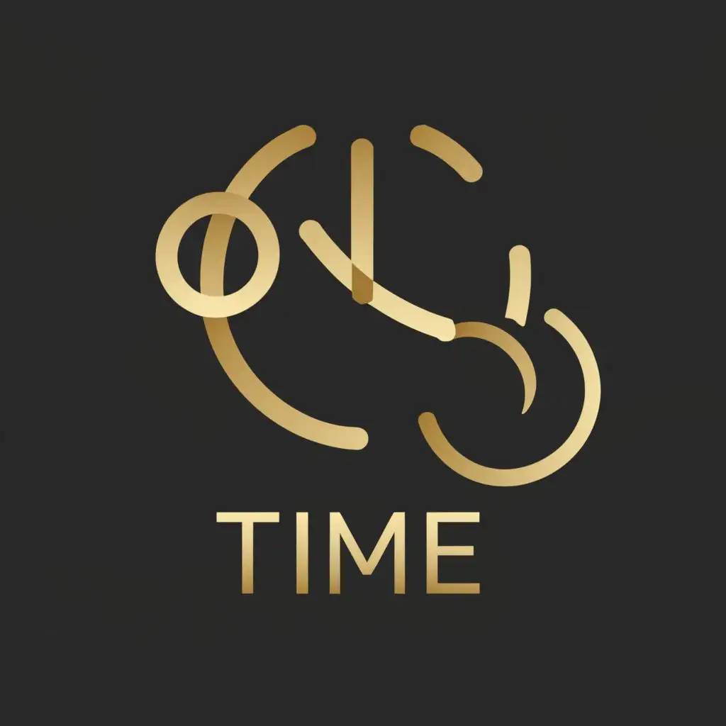 a logo design,with the text "time", main symbol:logo with time in the moon,Moderate,clear background