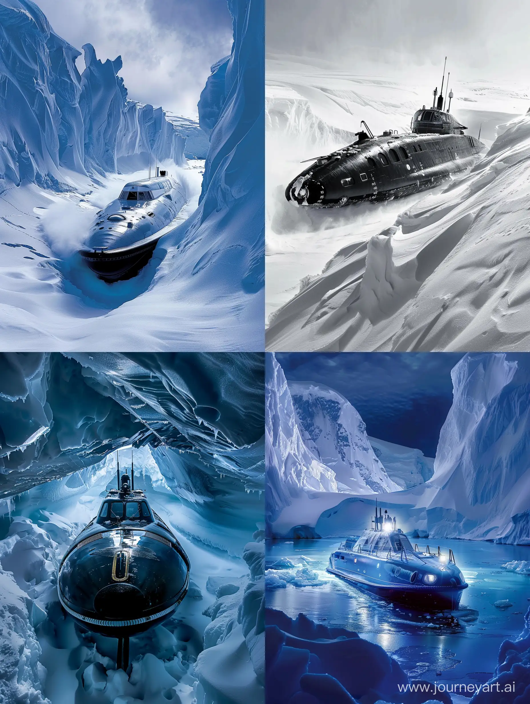 Exploring-Antarctica-Submarine-Beneath-the-Ice