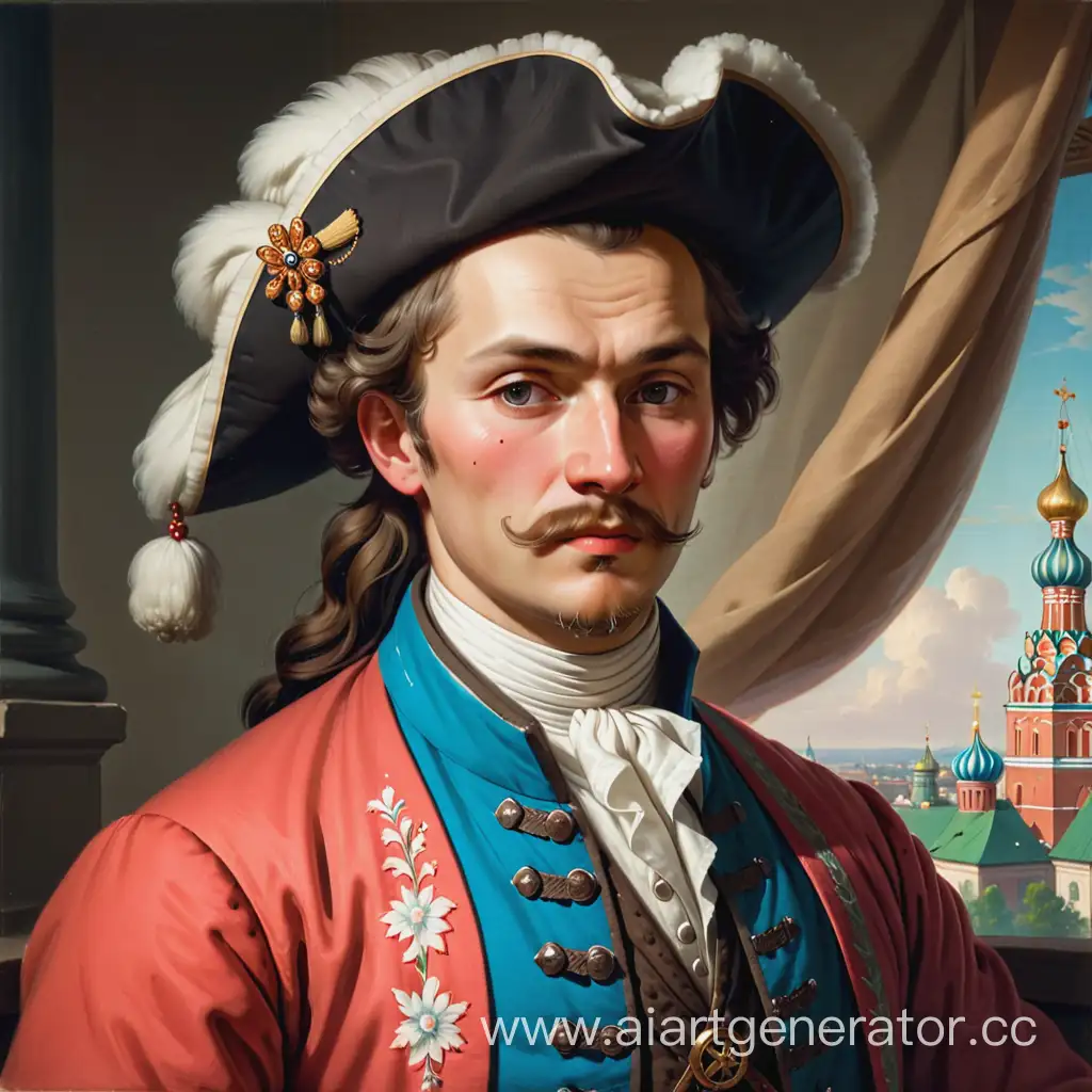 russian man in 18 century