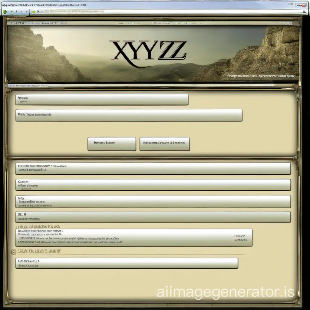 Screenshot of the main interface of XYZ application
