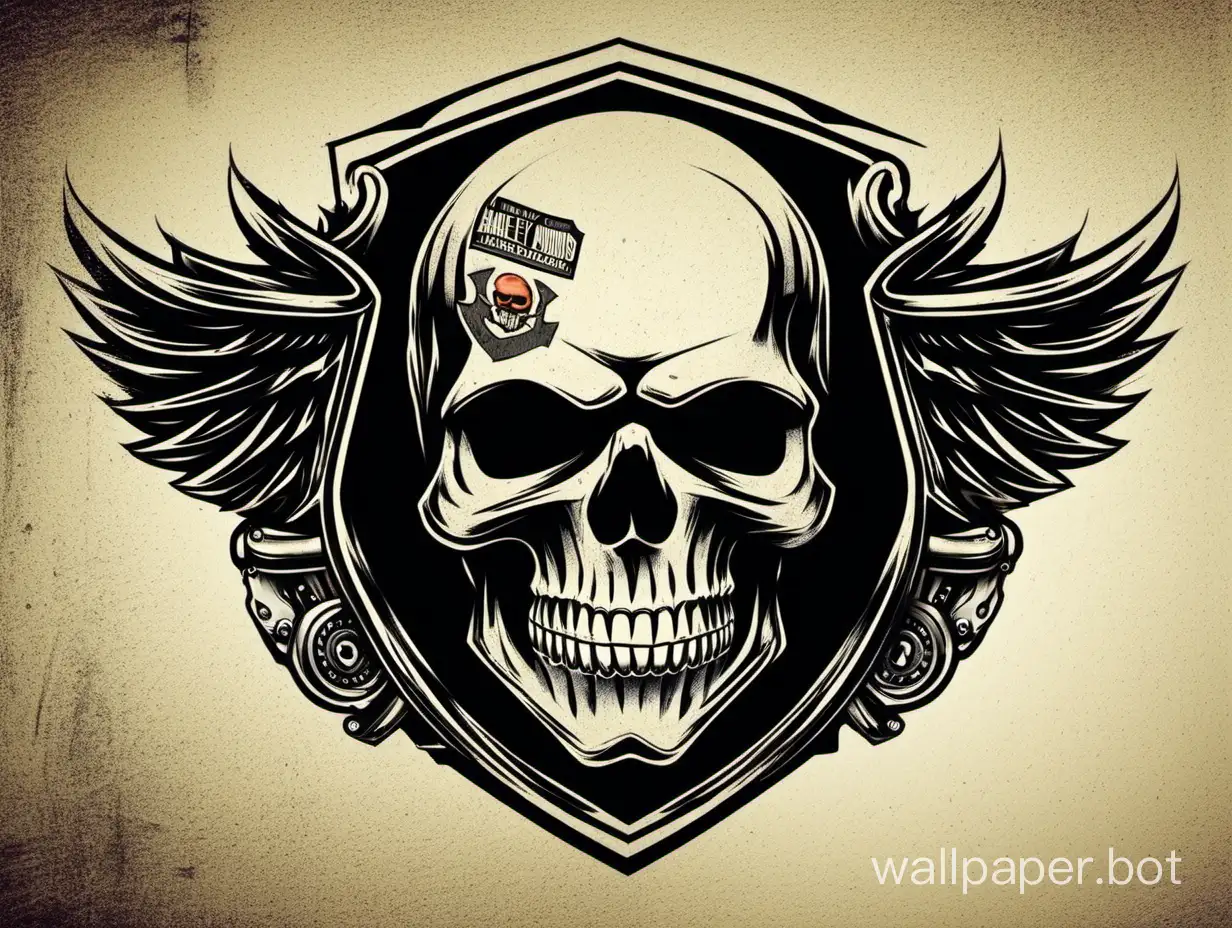 Edgy-Harley-Davidson-Skull-Motorcycle-Art