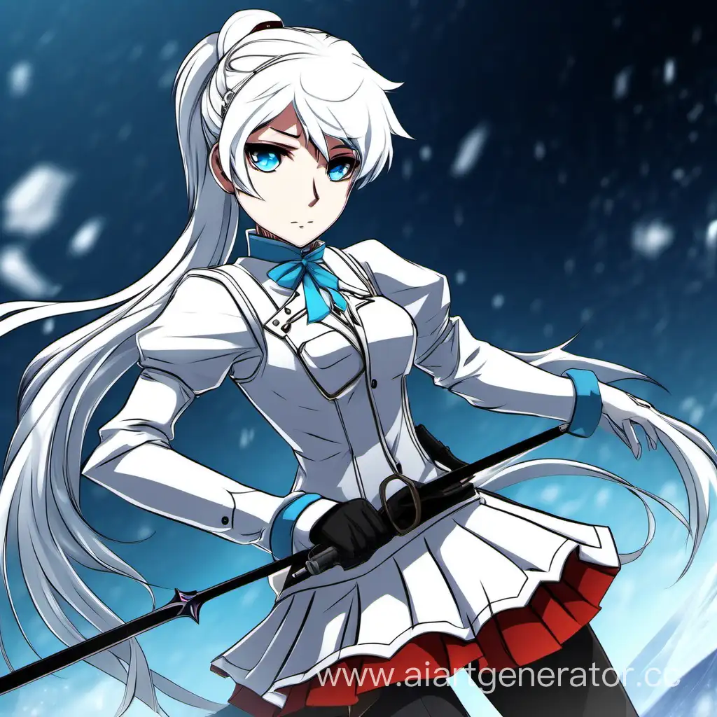 RWBY Weiss schnee battle skirt arrogant glance