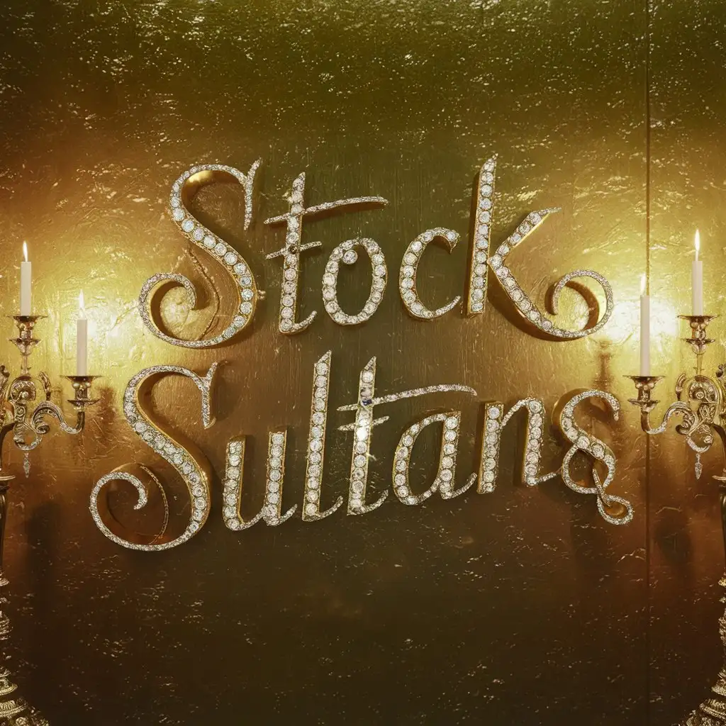 stock sultans written on a glittering wall