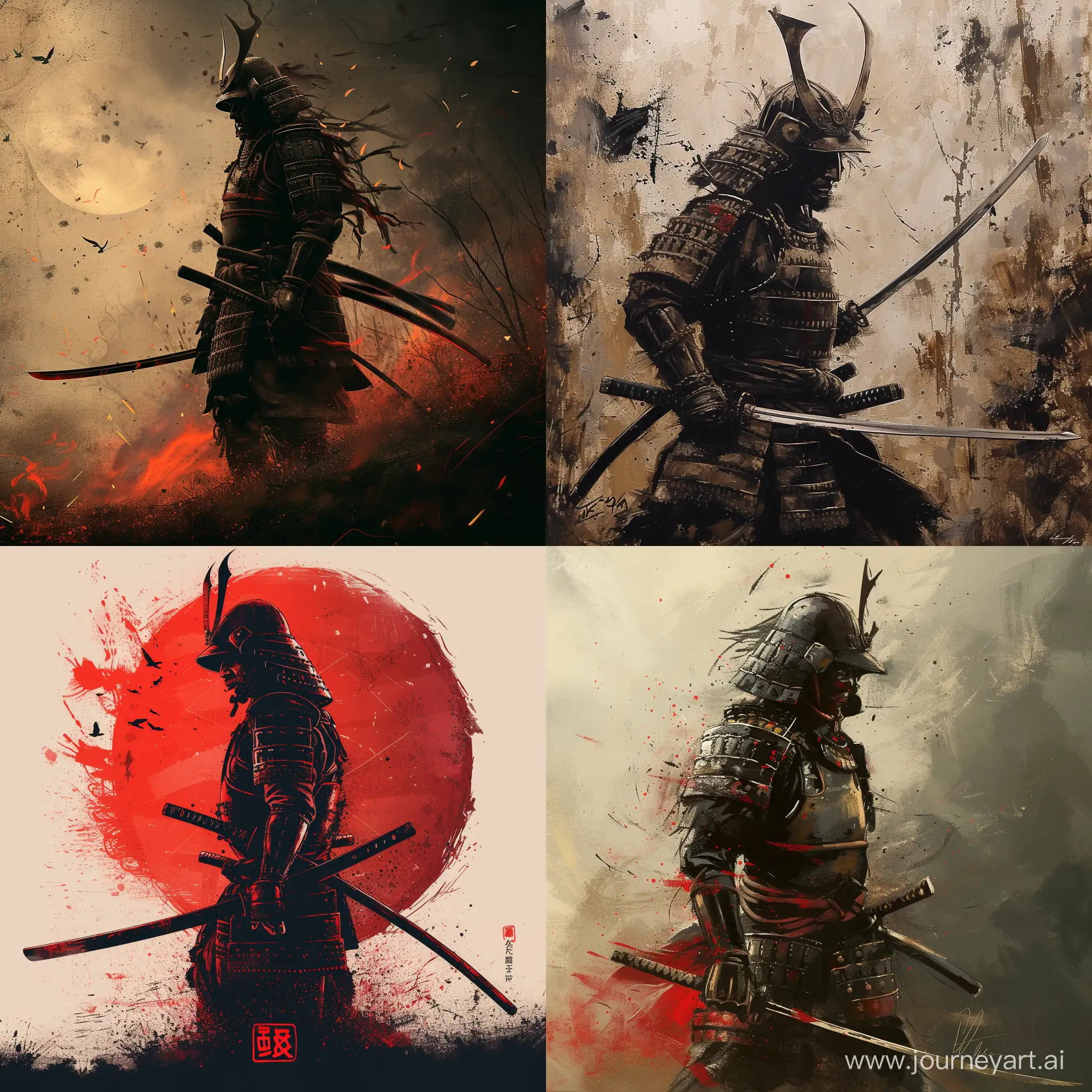 Majestic-Samurai-in-Vibrant-11-Art-No-32963