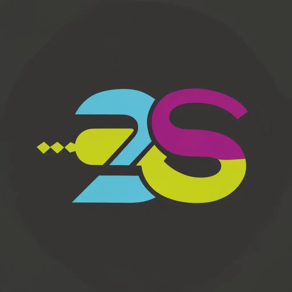 logo, 2S, with the text "2S", typography