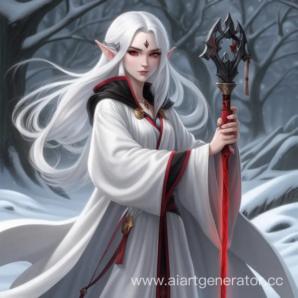 Mystical-Snow-Elf-Warrior-with-Saber-and-Staff