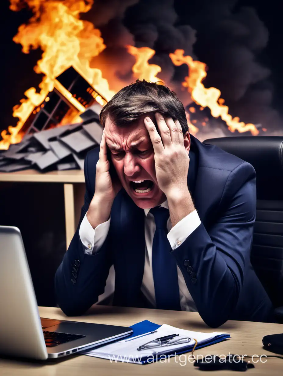 Manager-Overwhelmed-by-Fire-Emergency