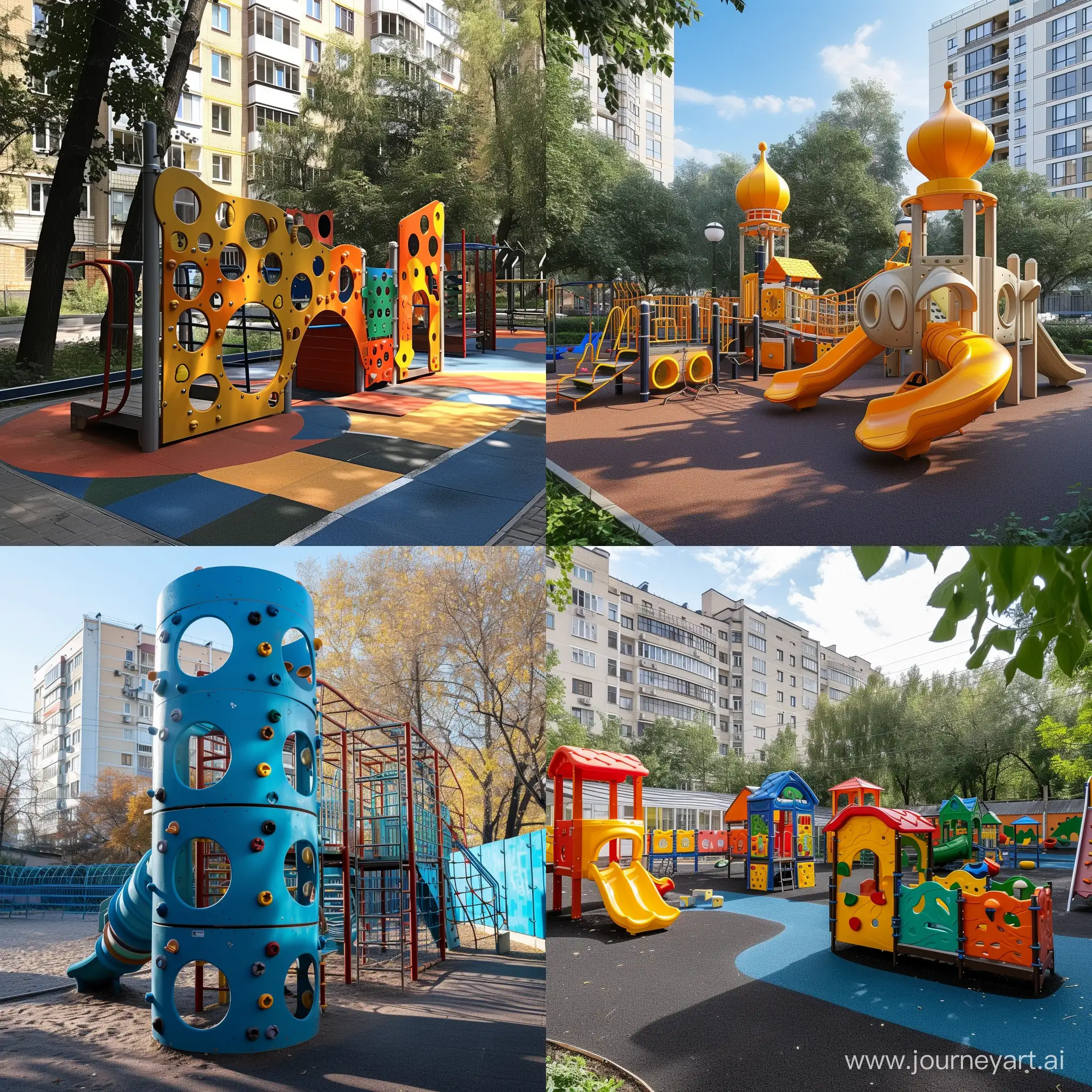 Russian-Scientific-Playground-Street-Childrens-Exploration