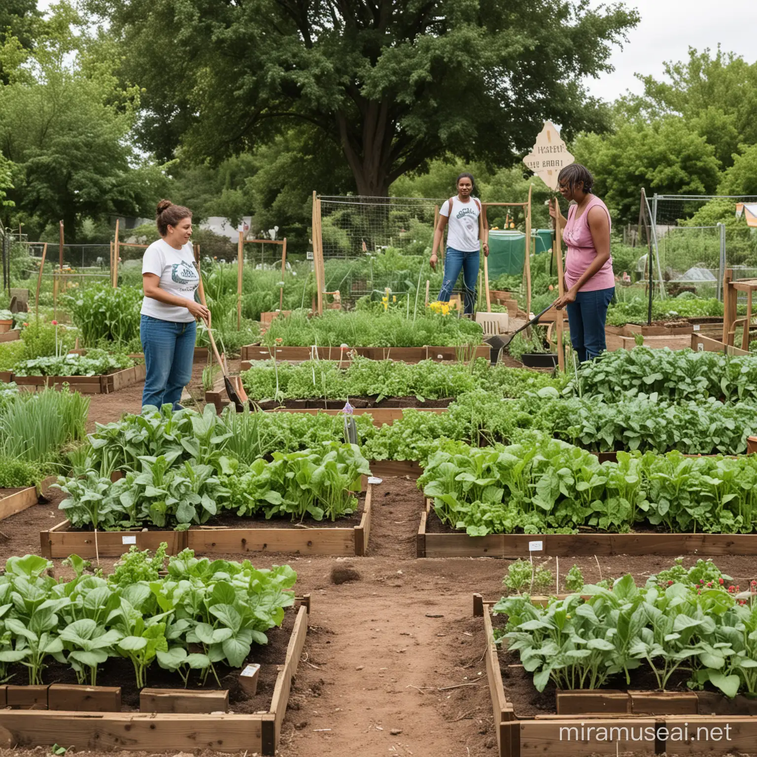 Visual representations of policy advocacy efforts or community support initiatives underscore the importance of advocacy in creating an enabling environment for community gardens.