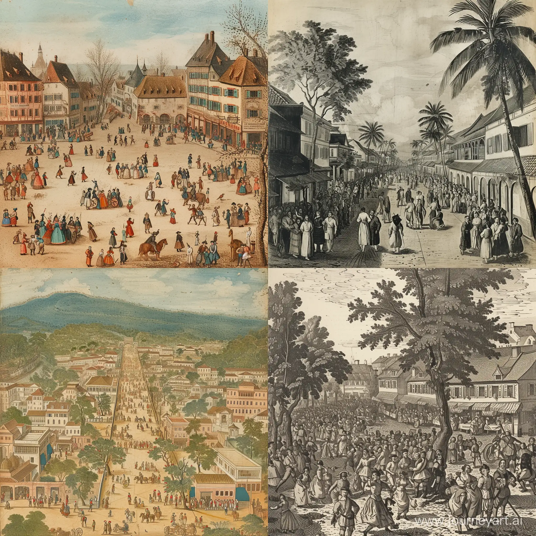 18th-Century-Central-District-Population-Scene
