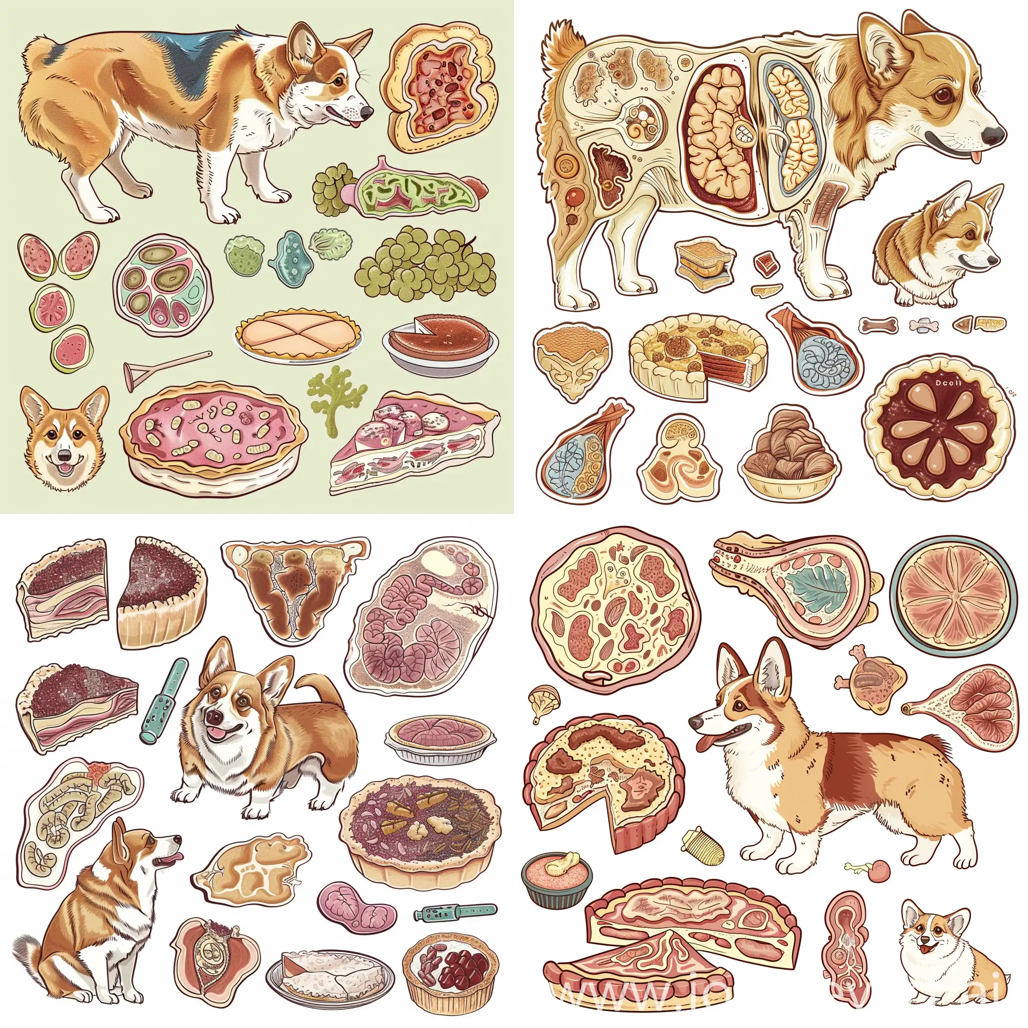 Histological-Sections-and-Corgi-Dog-in-Pleasant-Tones