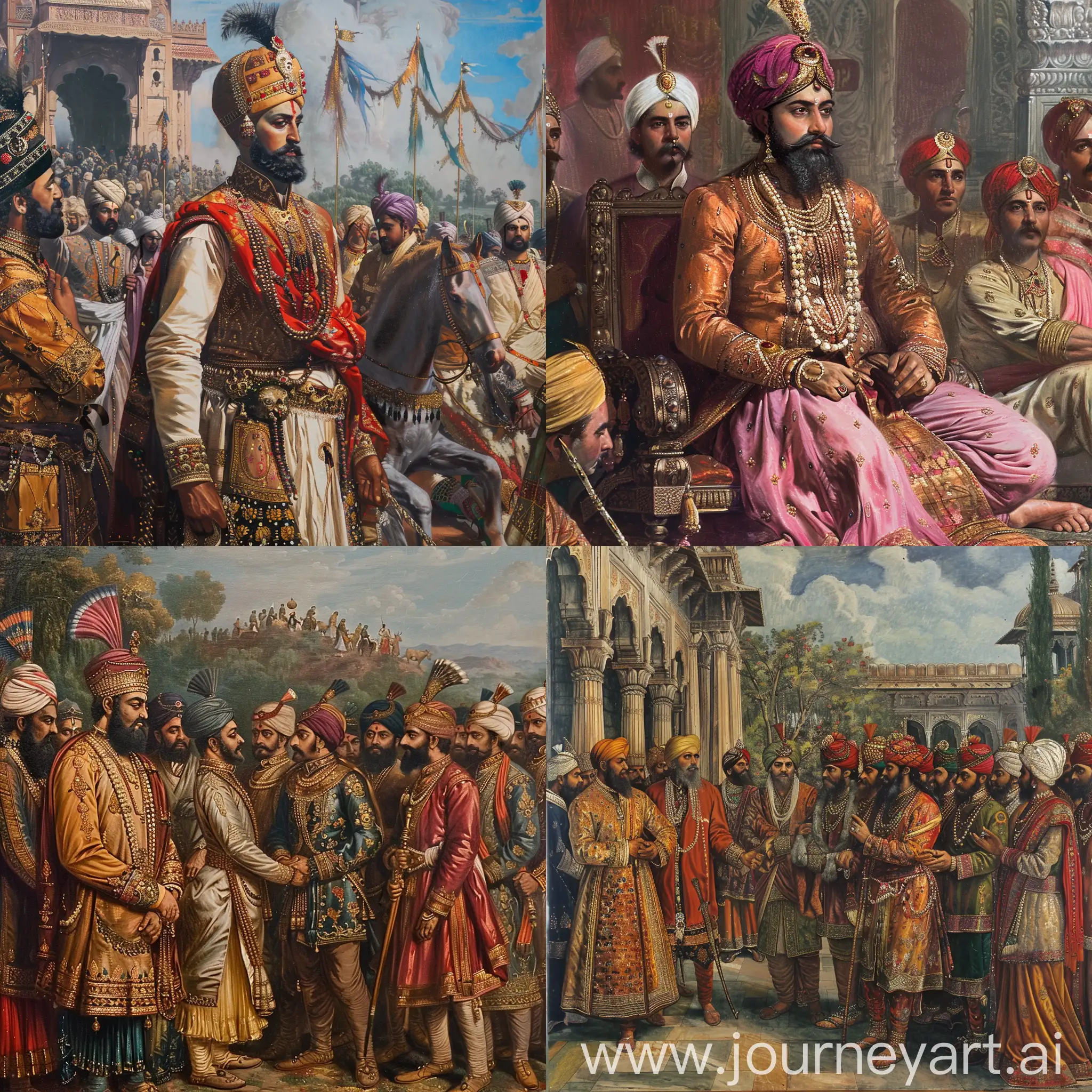 Bahadur-Shah-2-Captured-by-English-Forces