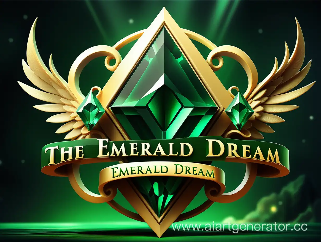 Enchanting-Logo-Design-The-Emerald-Dream