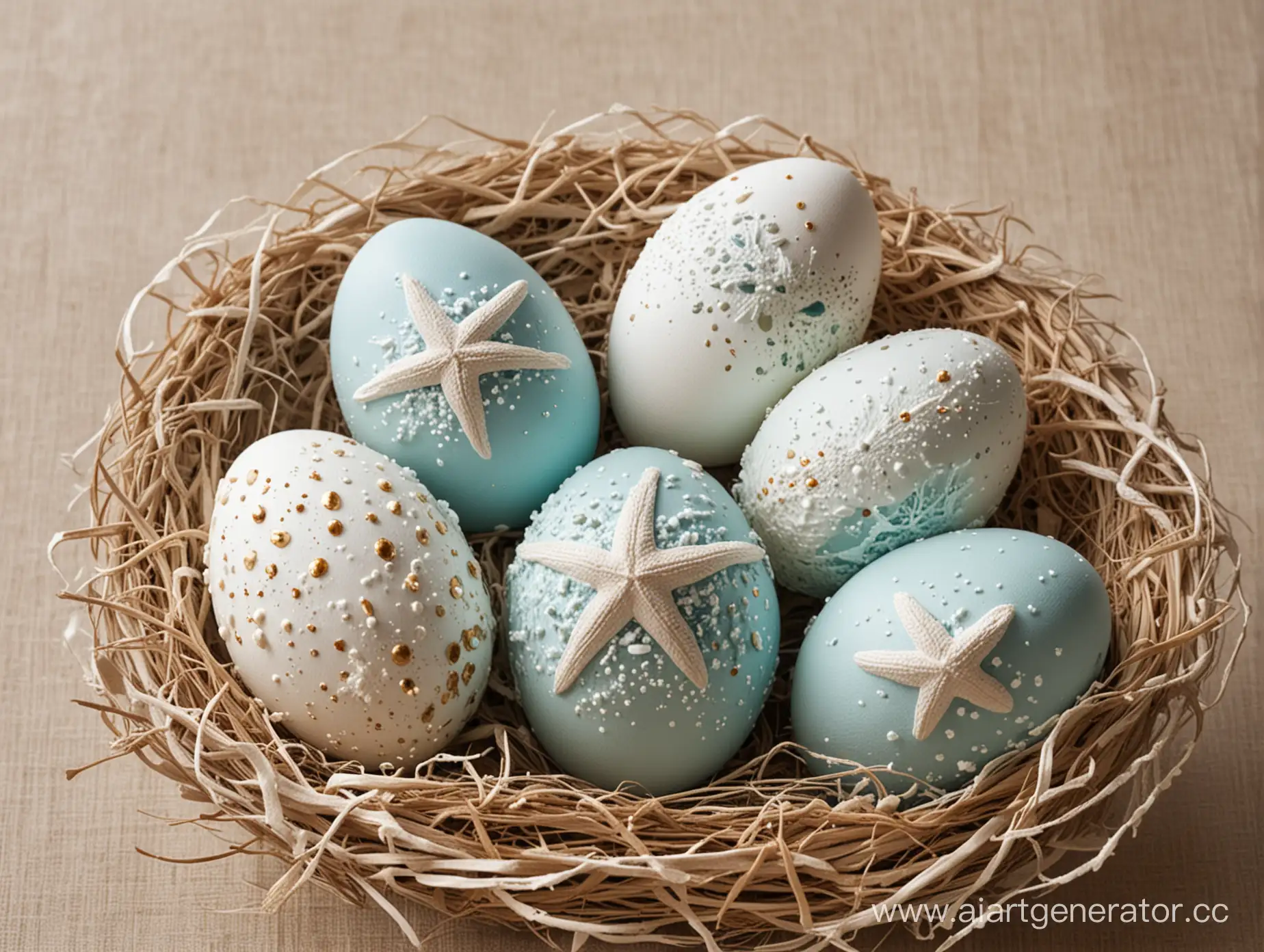 Seaside-Easter-Celebration-with-Decorative-Eggs