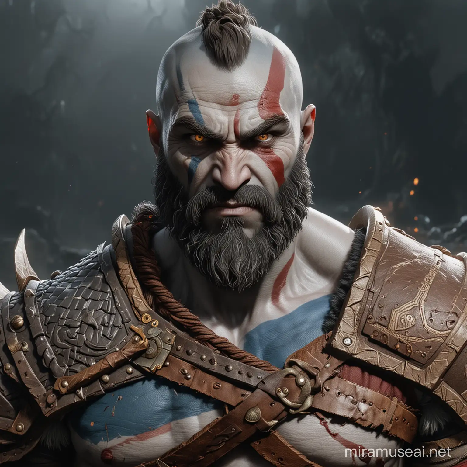 Kartos Frontal Portrait in God of War Ragnarok