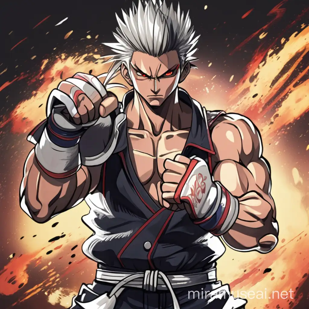 Anime badass fighter