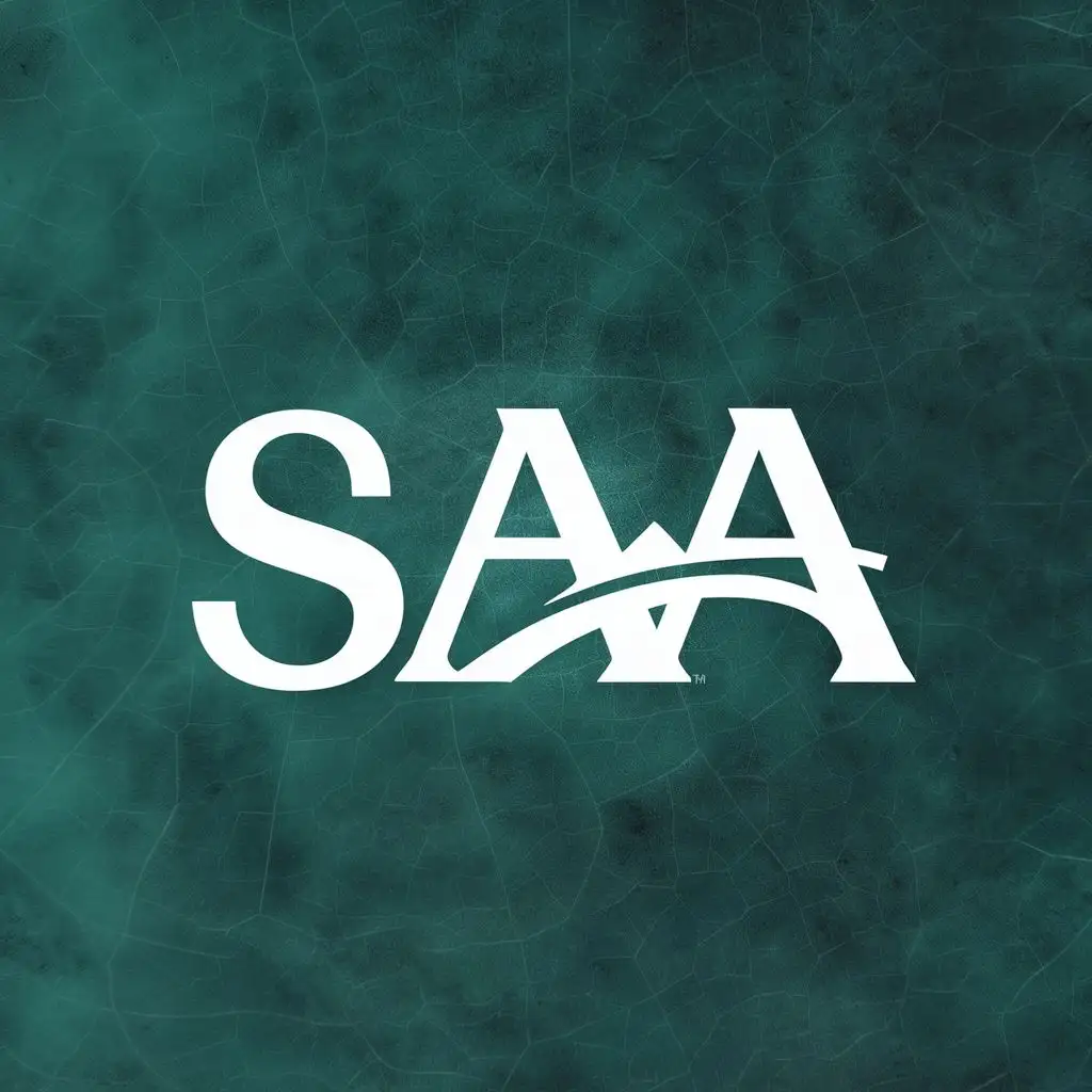 logo, SA A, with the text "SA A", typography, be used in Medical Dental industry