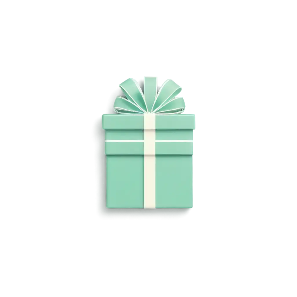 small gift icon closed boxed minimalist
