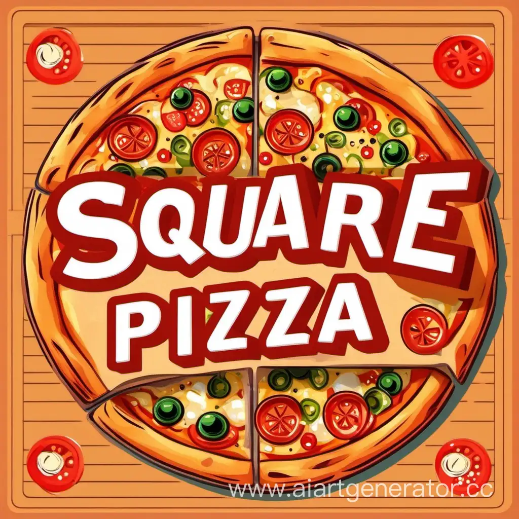 Square-Pizzas-on-a-Colorful-Banner-with-Assorted-Toppings