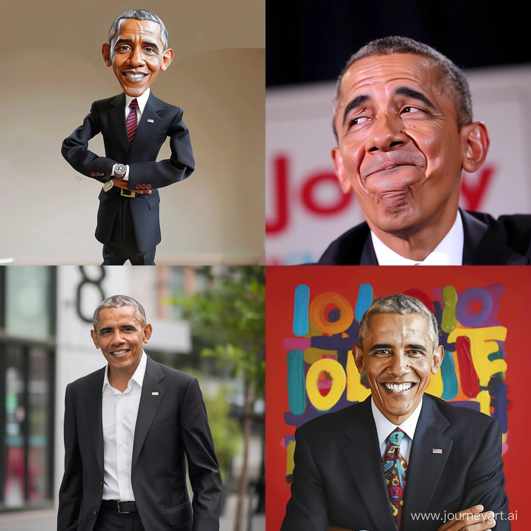 Barack-Obama-Portrait-with-Jojo-Style