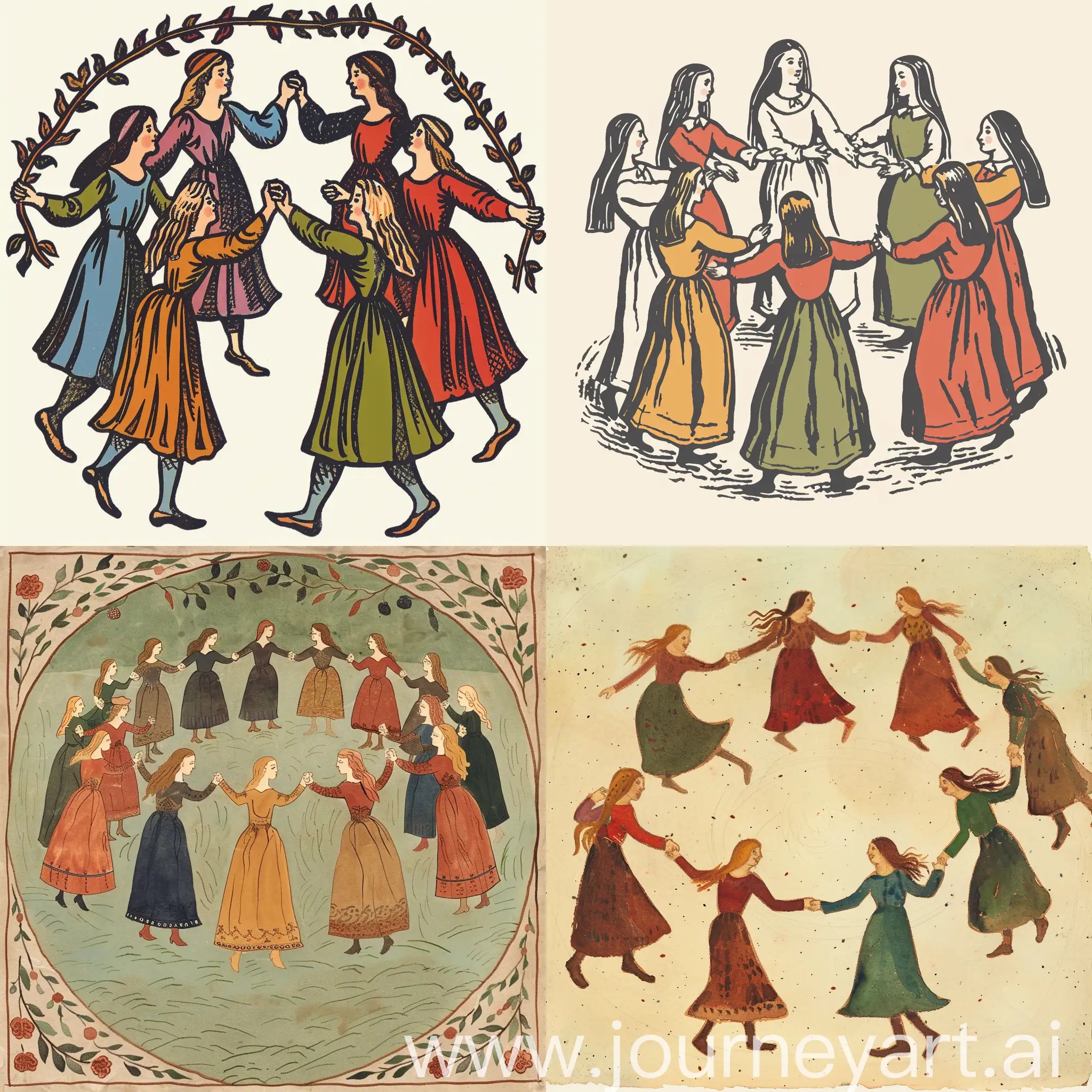 Shrovetide-Women-Leading-Joyful-Round-Dance