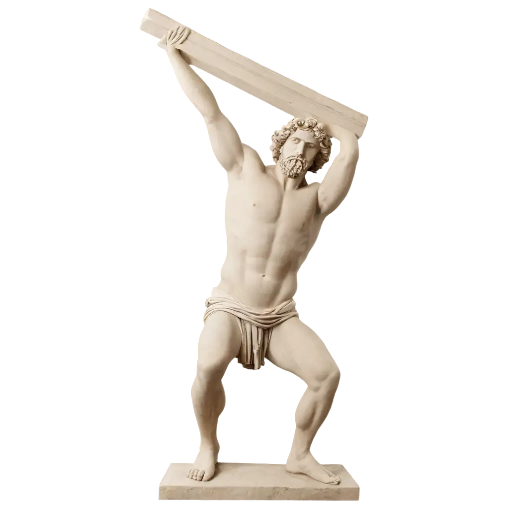 HighQuality-PNG-Image-Stone-Sculpture-of-a-Greek-Philosopher-Performing-a-Handstand-Upside-Down