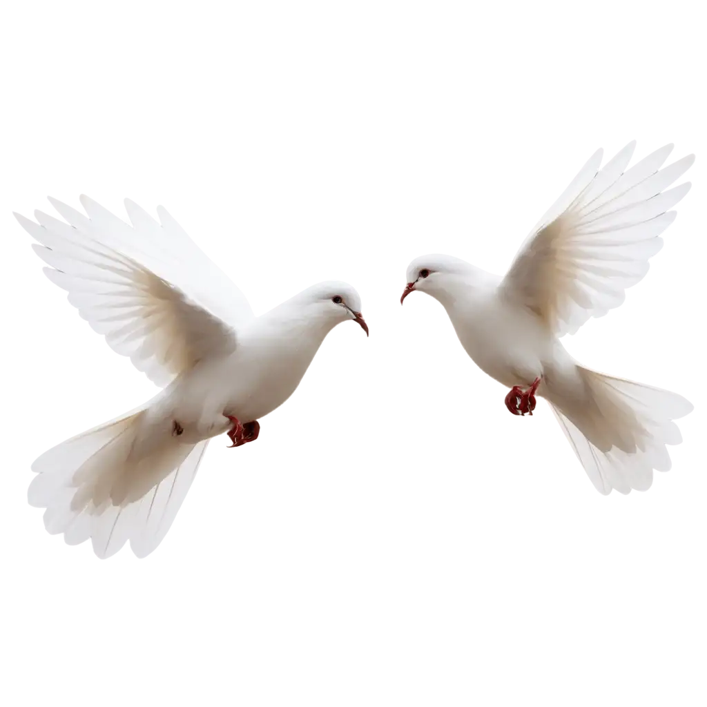 Two holy doves