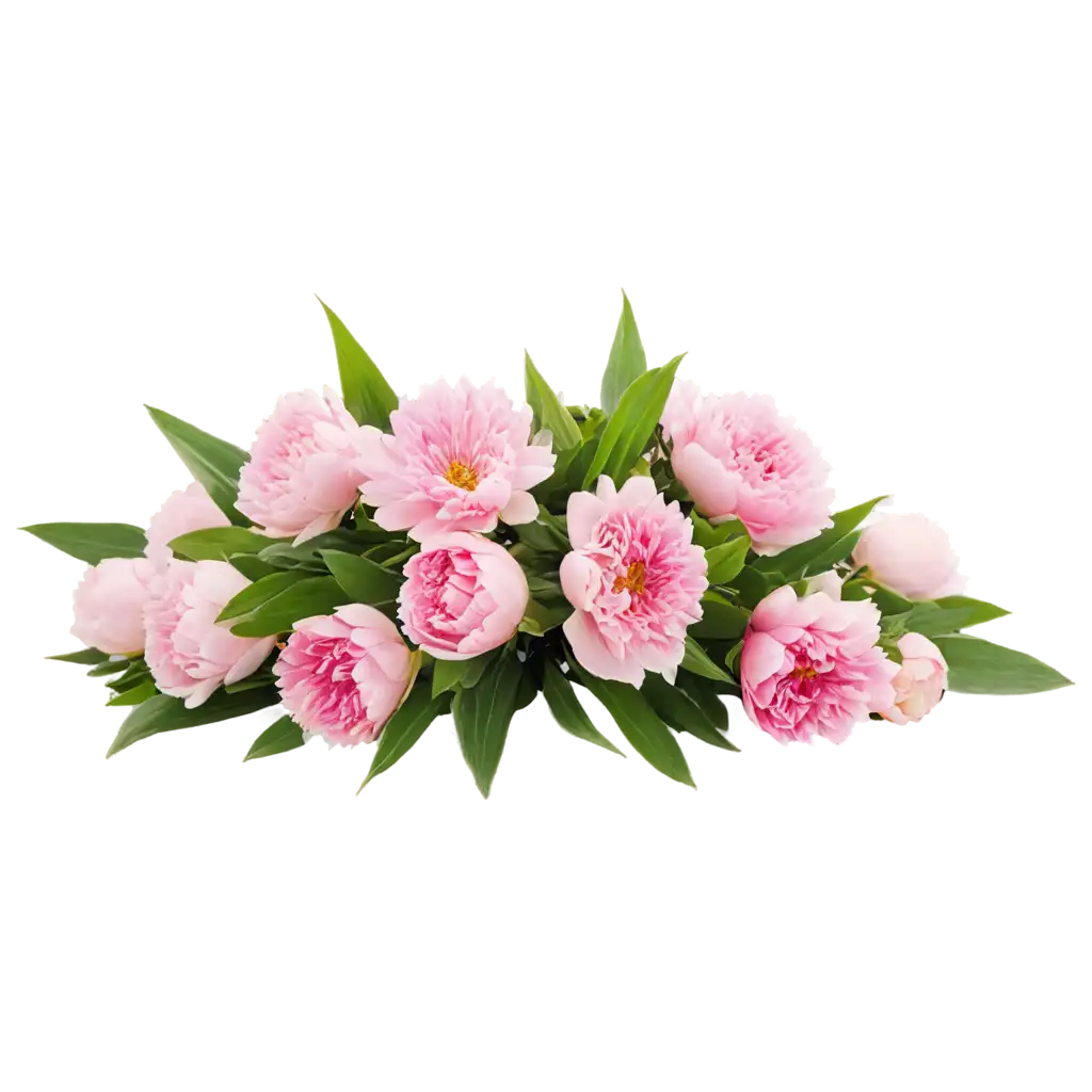 PINK PEONEY FLOWERS BOUQUET