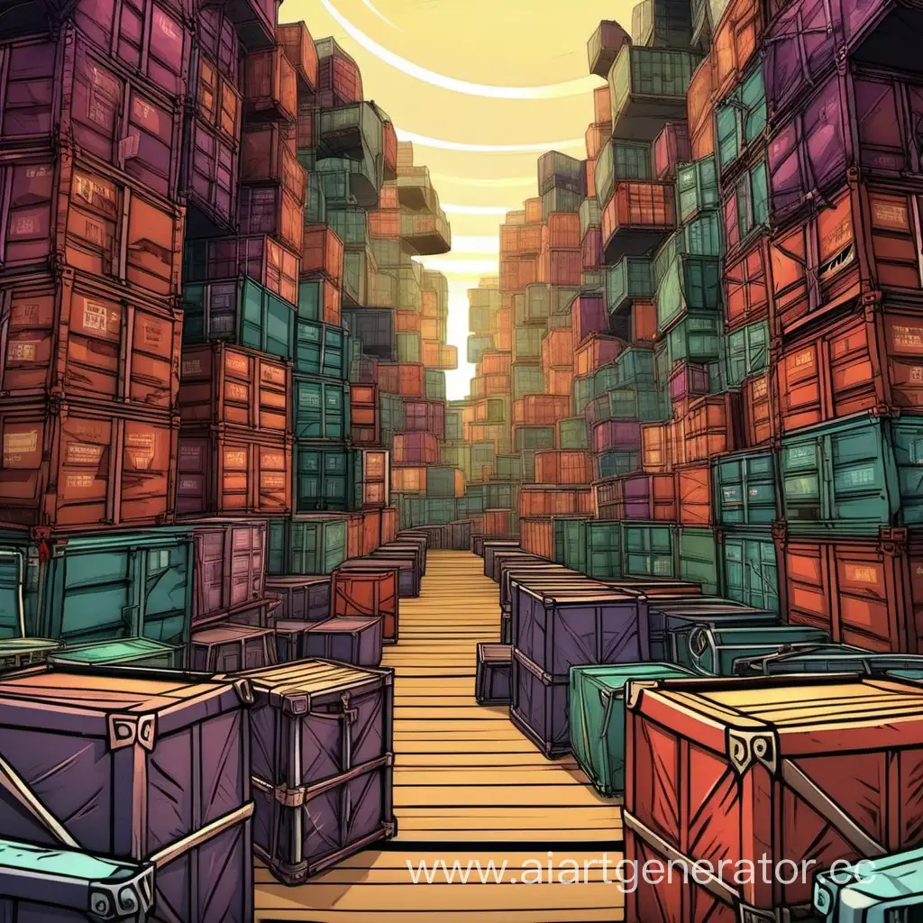 Fantasy-RPG-Cartoon-Style-Containers-Opening-Preview