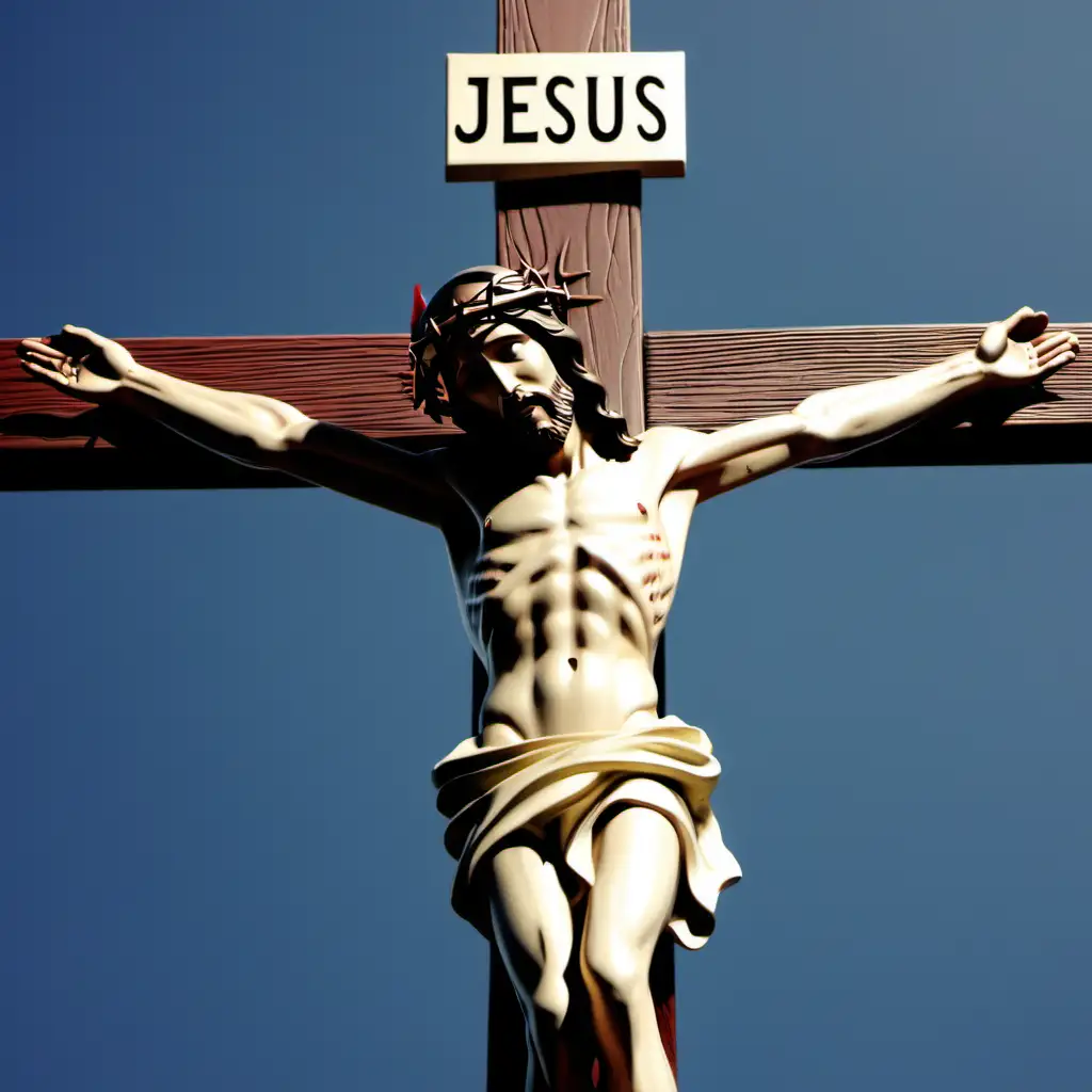 Sacred Moment Jesus Crucifixion Depiction