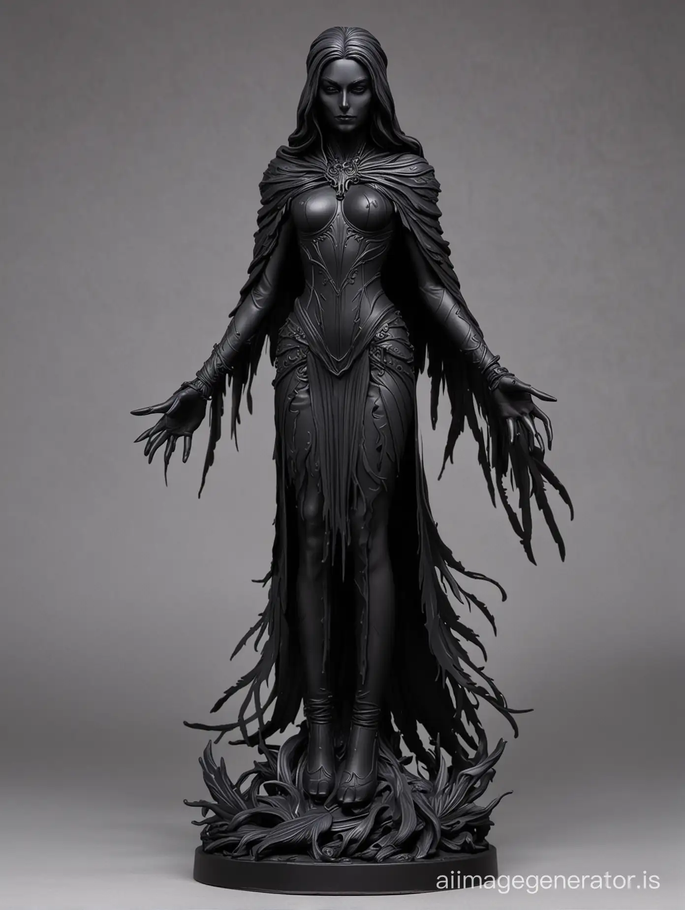 Mysterious-Raven-Queen-Shadow-Figure-Artwork