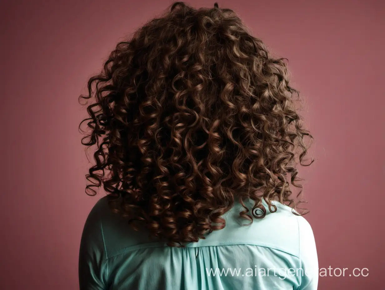 Curly-Haired-Girl-Viewed-from-Behind-in-Soft-Lighting