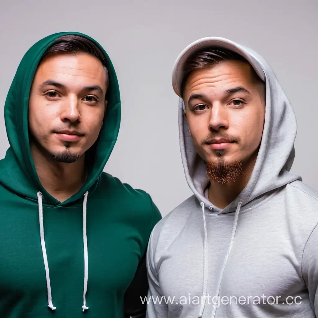 Urban-Style-Two-Guys-in-Hoodies-Hanging-Out