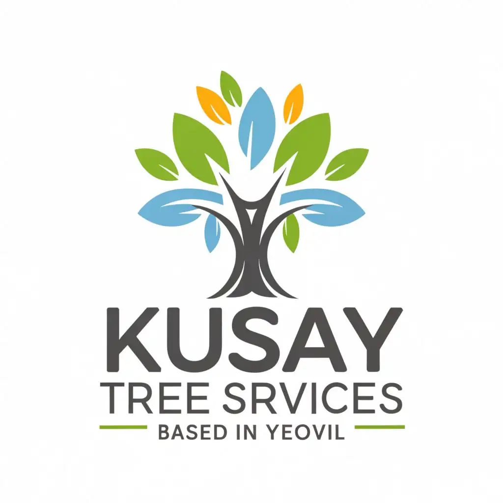 logo, tree, with the text "kusay tree services", based in yeovil