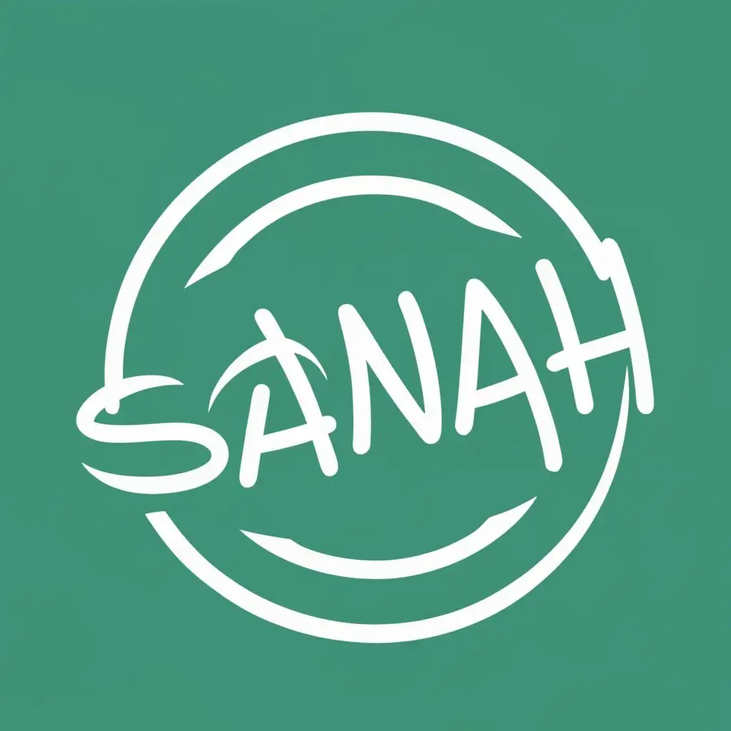 logo, Clothes, with the text "SANAH", typography, be used in Animals Pets industry