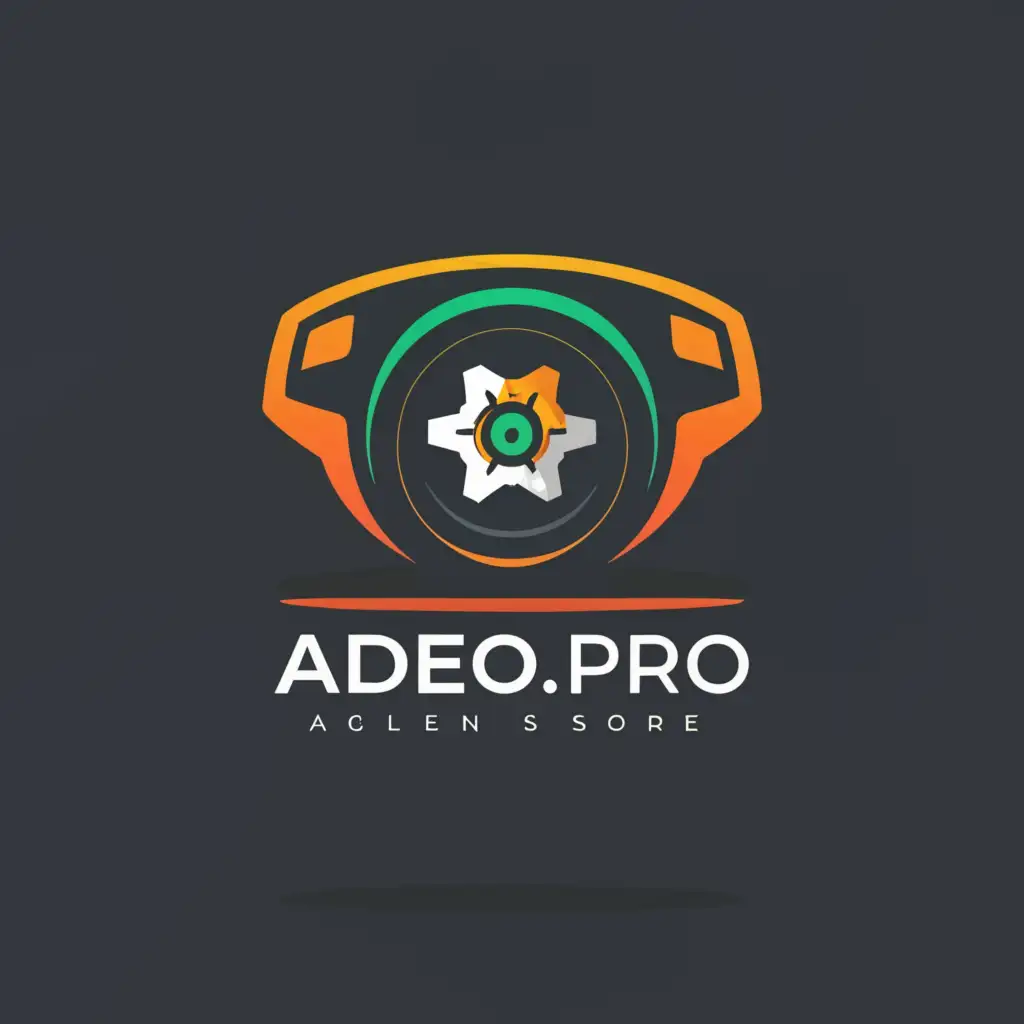 a logo design, with the text 'ADEO.PRO', main symbol: ONLINE AUTO PARTS STORE, Moderate, to be used in Retail industry, clear background