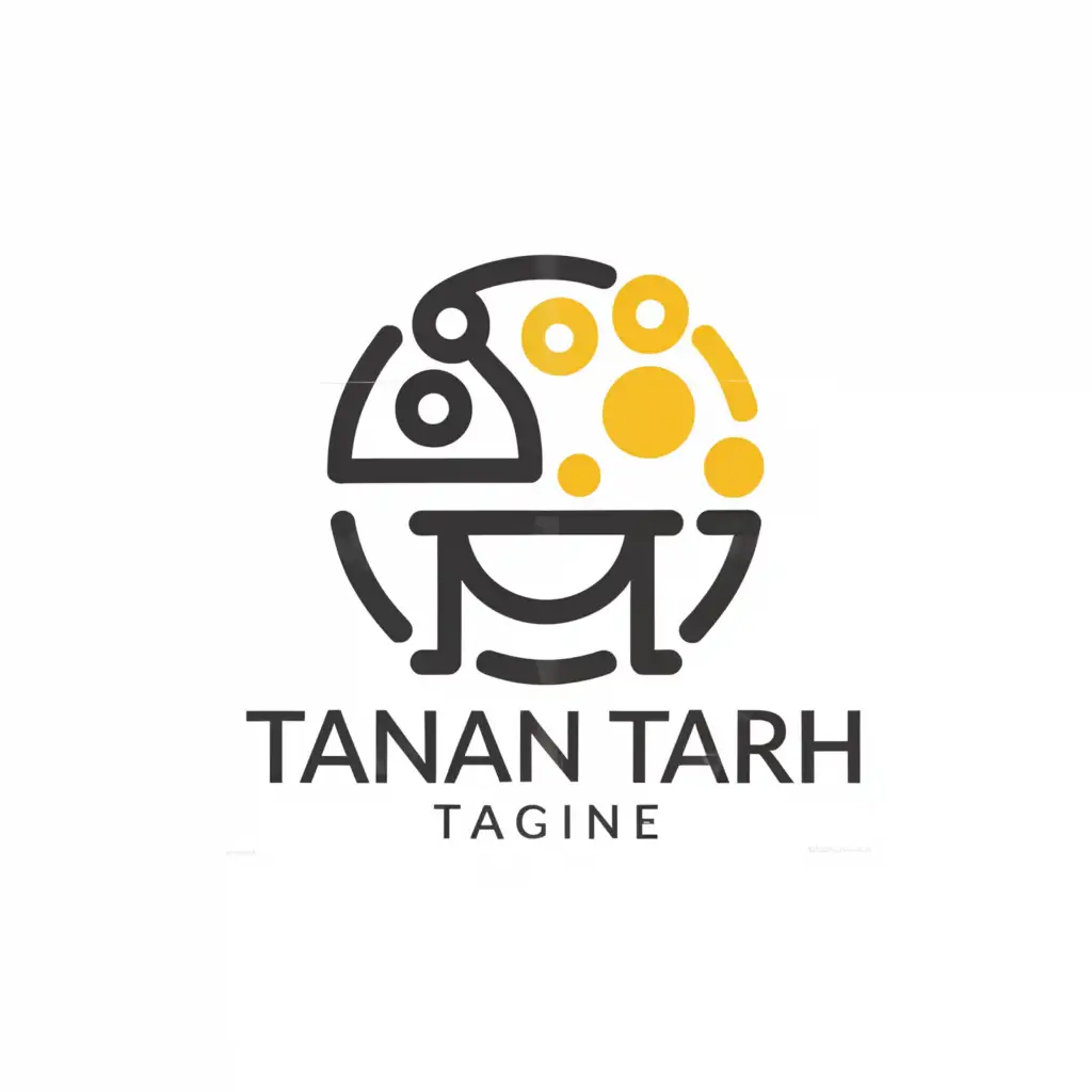 LOGO-Design-For-Tanan-Tarh-Minimalistic-Circle-and-Table-Icon-for-Engineering-Design