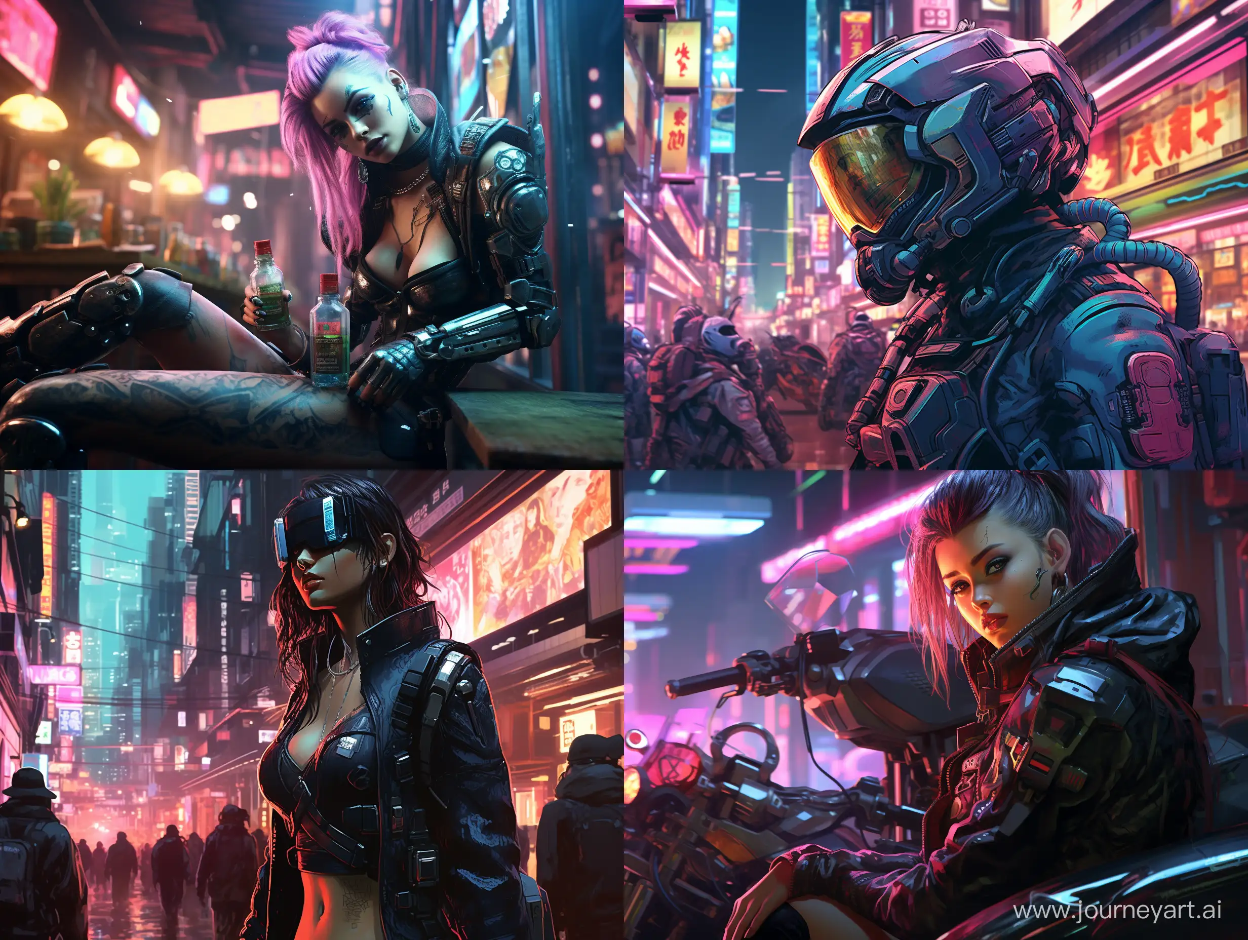 Futuristic-Cyberpunk-Cityscape-in-43-Aspect-Ratio-Digital-Art