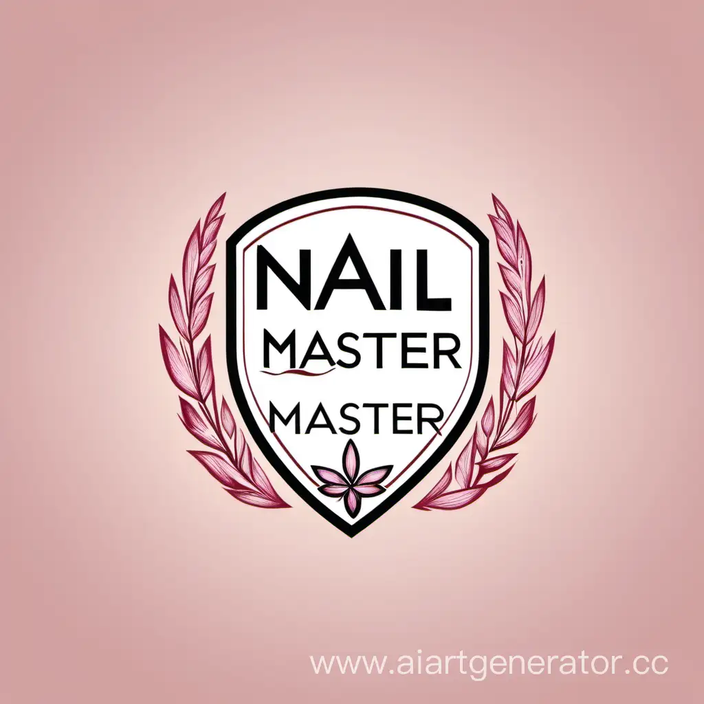 Exquisite-Nail-Master-Logo-Design-with-Intricate-Details